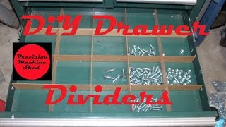 Drawer Organizing Dividers DIY quick and easy [upl. by Verda]