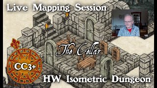 Live Mapping Herwin Wielink Isometric Dungeons [upl. by Ahcsat203]