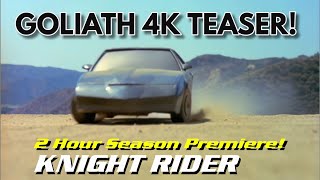 NBCs Knight Rider quotGoliathquot Teaser Remastered to 4K [upl. by Belak600]