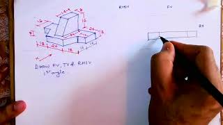 How to draw Orthography JNS worksheet [upl. by Arlo]