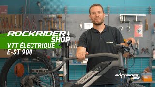 VTT électrique EST 900 ✌ ROCKRIDER SHOP [upl. by Llenoj]