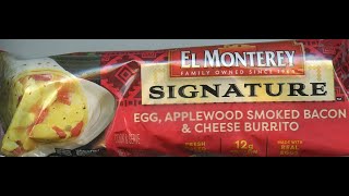 El Monterey Egg Applewood Smoked Bacon amp Cheese Burrito [upl. by Snyder]