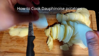 How to Cook Homemade DAUPHINOISE POTATOES  Easy Recipe French Potato Gratin [upl. by Bullion477]