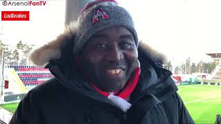 Östersund vs Arsenal Vlog  Its Nice But Fkng COLD [upl. by Attennaj885]