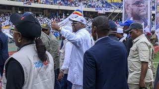 RDC  Tshisekedi lance sa campagne pour la présidentielle [upl. by Lerad]