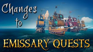 Emissary Quest Changes in Season 11  Sea of Thieves [upl. by Aihppa100]