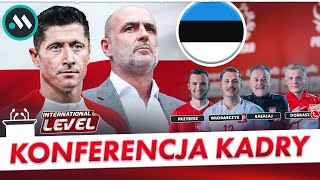 PROBIERZ I LEWANDOWSKI KONFERENCJA REPREZENTACJI PRZED BARAĹťAMI O EURO 2024 [upl. by Clougher]