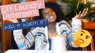 TESTING DIY LAUNDRY DETERGENT  Is it really worth it [upl. by Bassett]