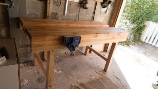 Paul Sellers design woodworkers bench [upl. by Heidy464]