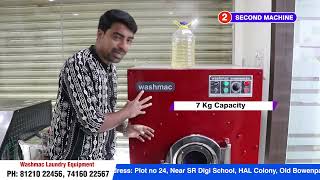 Washmac laundry and drycleaning business saree ironing  drycleaning washing machine [upl. by Josee909]