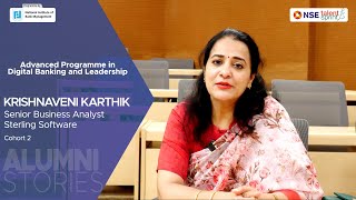 Alumni Stories  Krishnaveni  Advanced Programme in Digital Banking and Leadership [upl. by Deeyn]