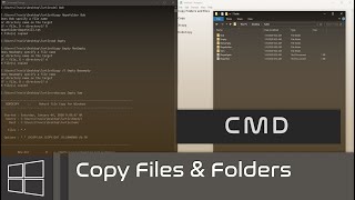 CMD  Copy Files amp Folders [upl. by Saunderson]