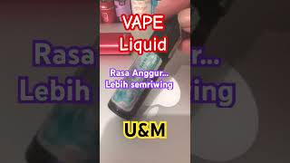 Vape Liquid  UampM Grape Burst Rasa Anggur shorts [upl. by Imar]