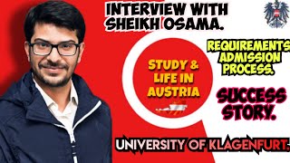 Success Story  University of Klagenfurt  Interview with Sucessful Student  Study in Austria [upl. by Tallbott]