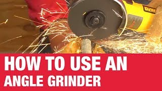 How To Use An Angle Grinder  Ace Hardware [upl. by Odnamra910]