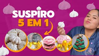 Como fazer SUSPIRO CASEIRO FÁCIL  com apenas 3 INGREDIENTES [upl. by Labors488]