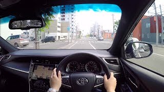 【Test Drive】2017 New TOYOTA HARRIER 20Turbo 4WD  POV City Drive [upl. by Andaira]