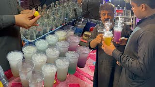 Refreshing Limca Soda  How to make Limca Soda  Karachi Street Food [upl. by Hagile]