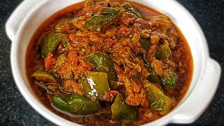 Capsicum Masala Curry for Pulao and Roti [upl. by Ranita]