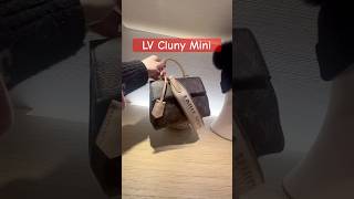 It’s really cuteeee… but 1900€ 😬😶 Louis Vuitton mini Cluny bag 🤎 lvbag clunymini luxurybags [upl. by Wyn]