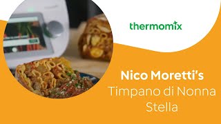 Nico Morettis Timpano di Nonna Stella Baked Pasta Recipe [upl. by Burnett]