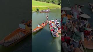 🌎 Its Punting Chaos in Cambridge  UK [upl. by Aikkin]