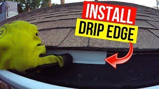 How To Properly Install Drip Edge on your Roof Jonny DIY [upl. by Johnny]