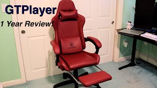 GTPlayer Gaming Chair  Review After 1 Year Longterm Revisit Reclining Chair w Speakers [upl. by Eneres]