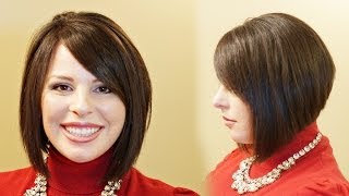 How to Cut a Stacked Aline  Aline Haircut Tutorial [upl. by Roye]