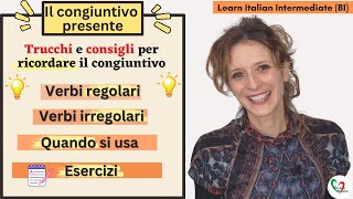 25 Learn Italian Intermediate Il congiuntivo presente [upl. by Bilski]