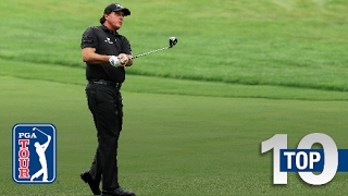 Phil Mickelsons top10 great escapes on the PGA TOUR [upl. by Etna]