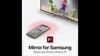 How to mirror your Apple iPhone to your Samsung Smart TV  AirBeamTV [upl. by Symer165]