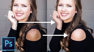 2 Powerful Ways to Match Skin Tones in Photoshop [upl. by Ehtnax795]