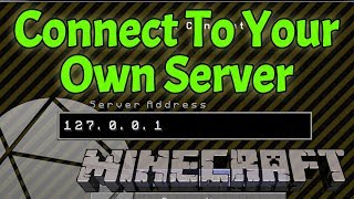 How To Join To Your Own Minecraft Server Get Your Friends On Your Minecraft Server [upl. by Gardy]