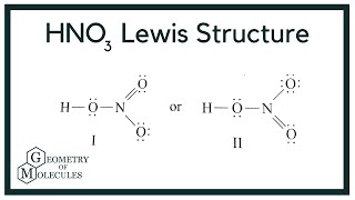 HNO3 Lewis Structure Nitric Acid [upl. by Gnap]