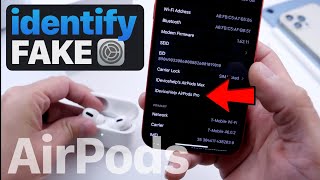 How to identify FAKE AirPods [upl. by Adamok]