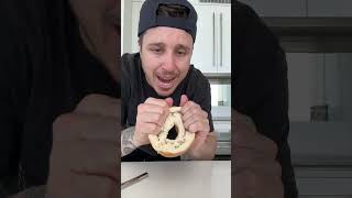 The ole bagel ditch food cooking snack hack [upl. by Alyakim]