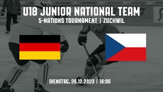 U18 Germany vs Czechia  5Nations Tournament  Zuchwil SUI [upl. by Odette]