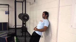 Progression of exercises from Neck Extension to Wrestlers Bridge [upl. by Yeliab]