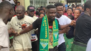 Sarkodie storms Aburi Girls Senior High school [upl. by Bushweller]