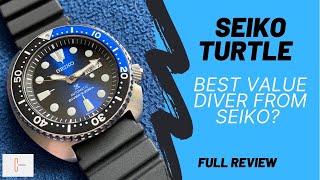 Seiko Turtle SRPC25K1 Full Review Is the turtle the best value diver from Seiko 4K [upl. by Goddord]