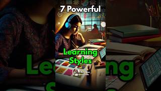 7 Best Learning Styles 🔥 Study Tips for Students studytips studymotivation [upl. by Craner]