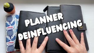 Planner Deinfluencing  Items you DONT need [upl. by Nelleus]