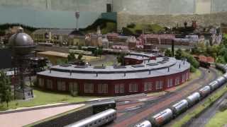 One of the largest HO scale model railroad layouts by Marklin in Germany [upl. by Kraul311]