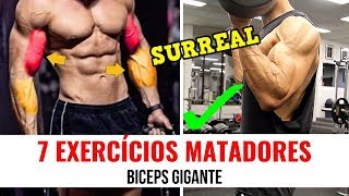 7 EXERCICIOS de BICEPS Com HALTERES e BARRA  Series Para Deixar Seu BÍCEPS GIGANTE com PUMP [upl. by Babb482]