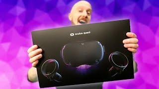 Oculus Quest Setup Unboxing amp Tips [upl. by Lennad4]