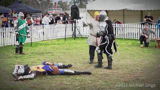 Barossa Medieval fair Ironclad takedown [upl. by Yslehc418]