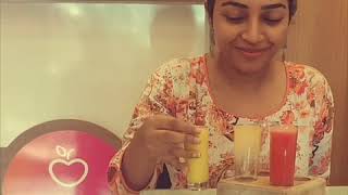 FruitBae  Rajisha Vijayan loving Fruit Shot from FruitBae [upl. by Eessej]