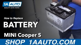 How to Replace Battery 0713 Mini Cooper [upl. by Ayotahc171]