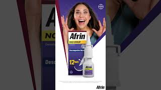 Afrin® No Drip Extra Humectante para que no asustes con tu nariz tapada [upl. by Erna976]